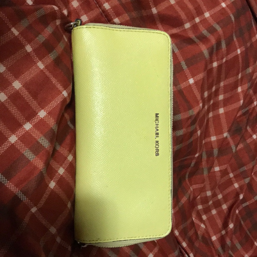 Yellow MK wallet